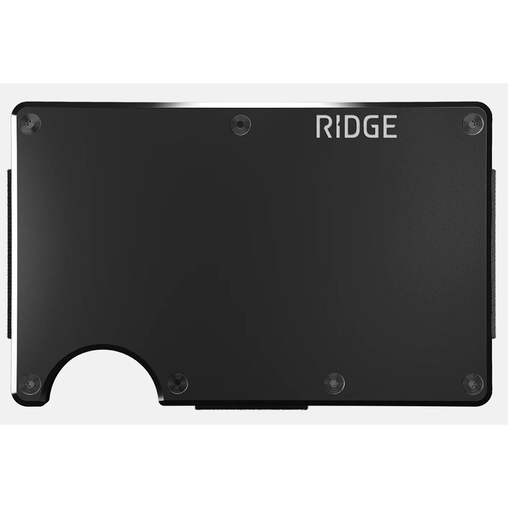 Ridge Wallet Aluminum Royal Black