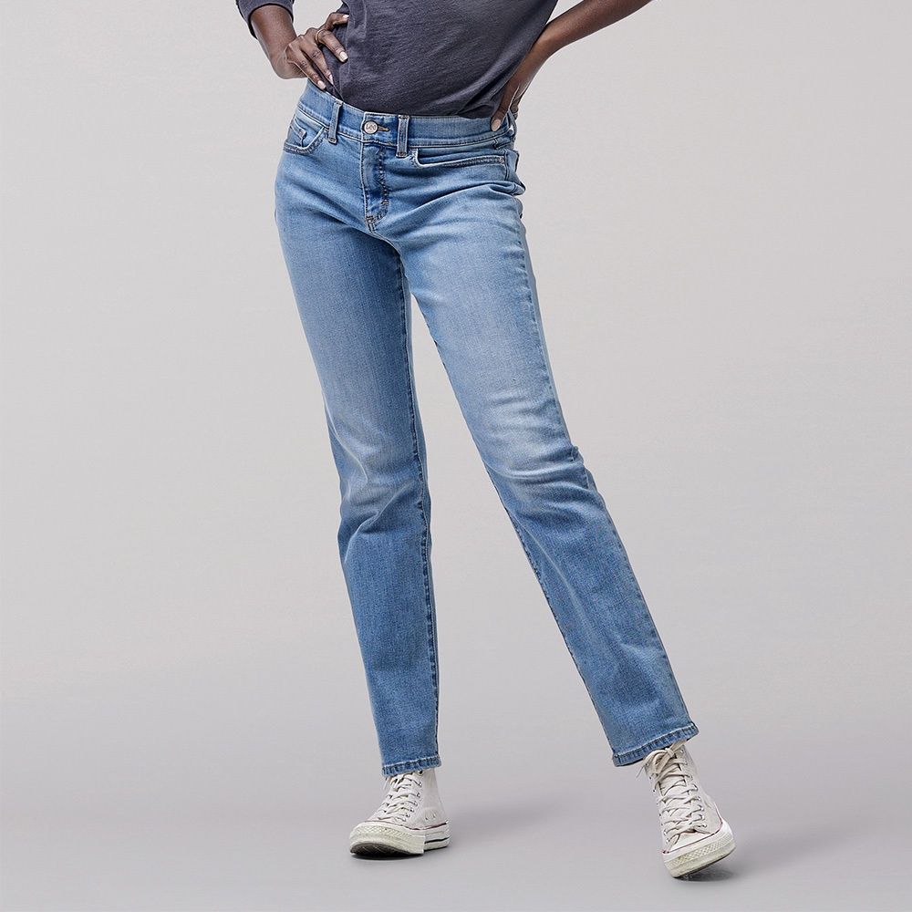 Lee Missy Flex Motion Regular Fit Straight Leg Jean in Juniper