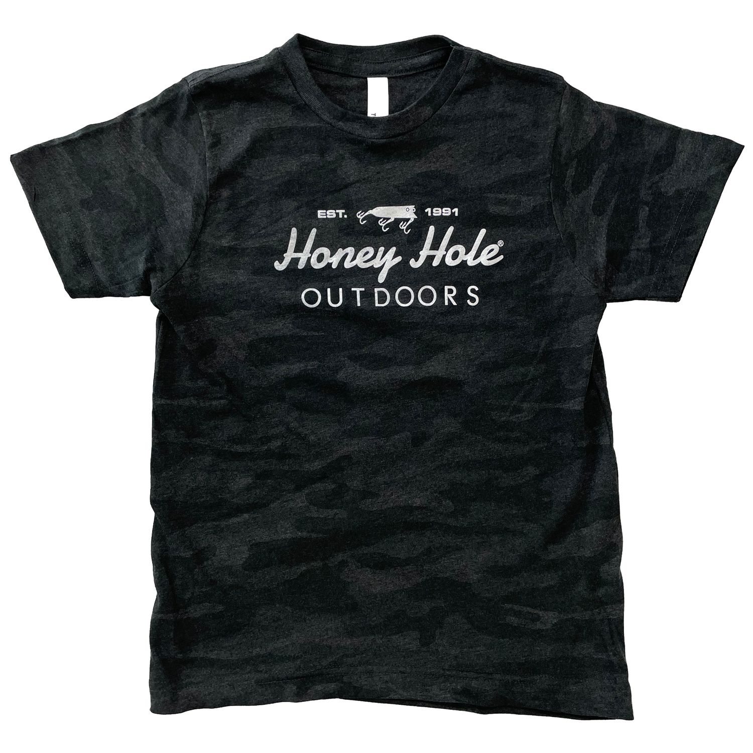 OG Cursive Black Camo Youth Shirt