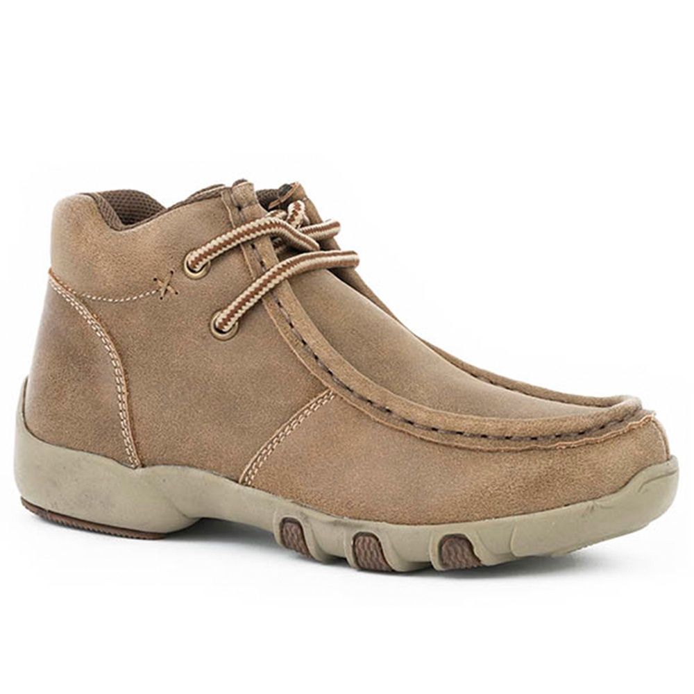 Roper Kid&#39;s Tan Vintage Leather Chukka Shoe 2010