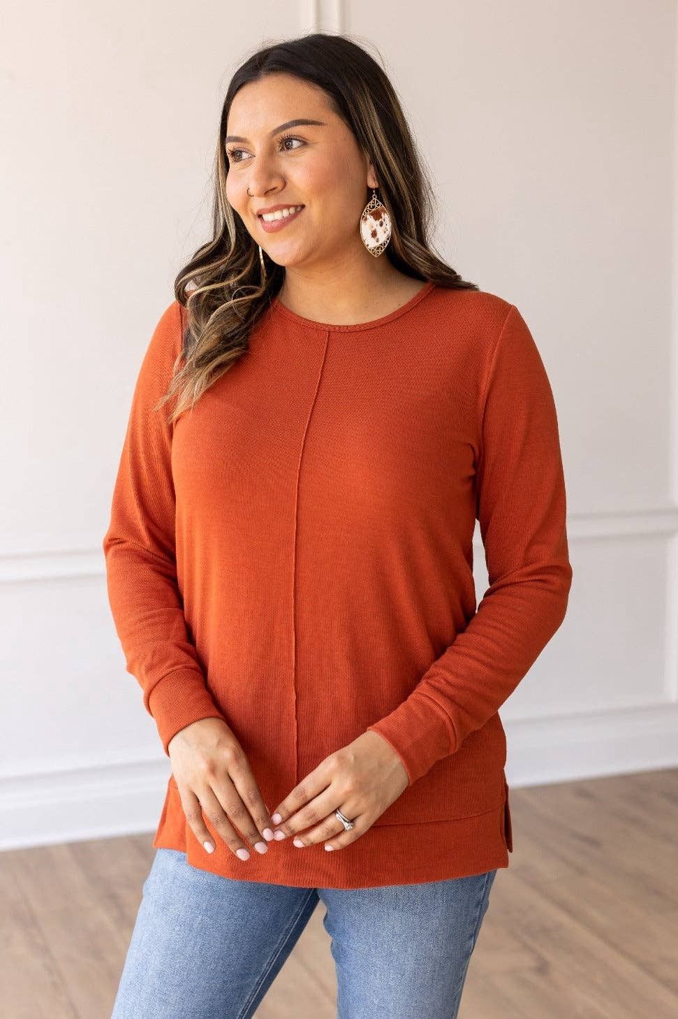 Southern Grace Women&#39;s Be My Muse Tunic Rust