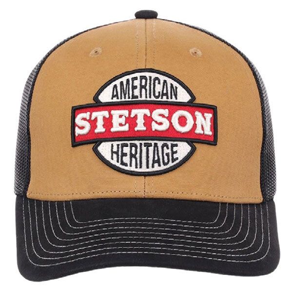 Stetson Men&#39;s American Heritage Banner EMB Trucker Ball Cap
