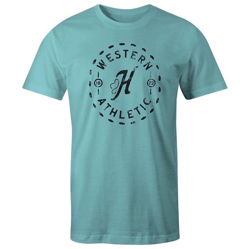 Spur Youth Turquoise Crew Neck with Black Logo