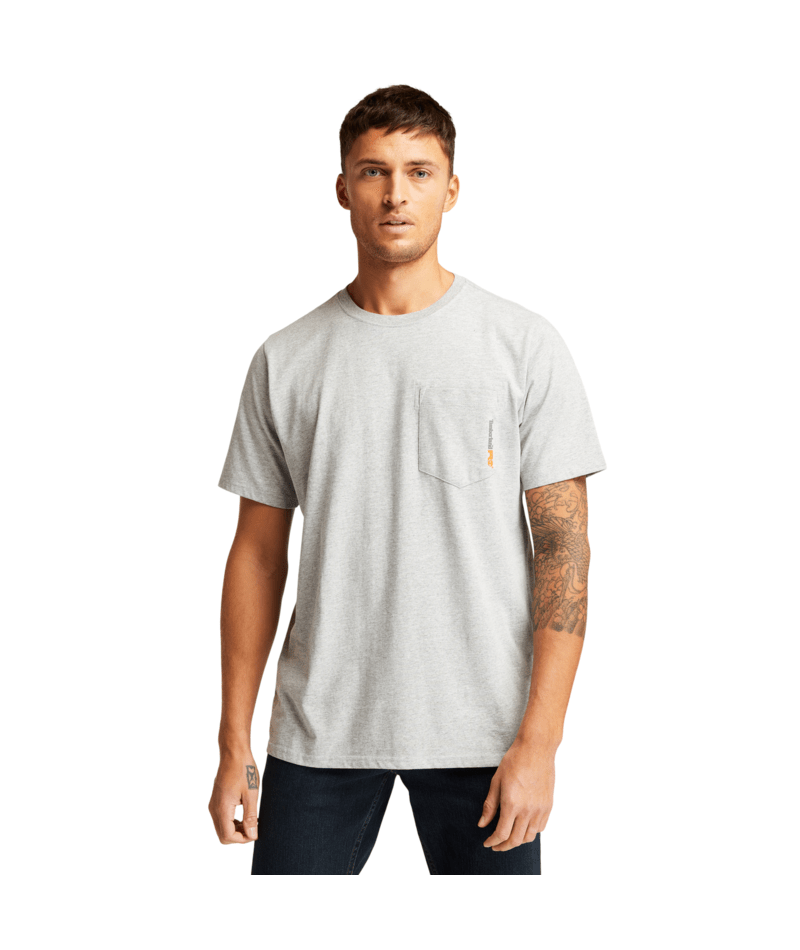 Timberland Pro BP Blended SS Pocket T Light Grey A1HNSC81