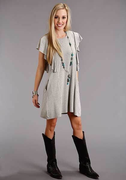 Stetson Women&#39;s Rayon Spandex Jersey Knit Dress 2088