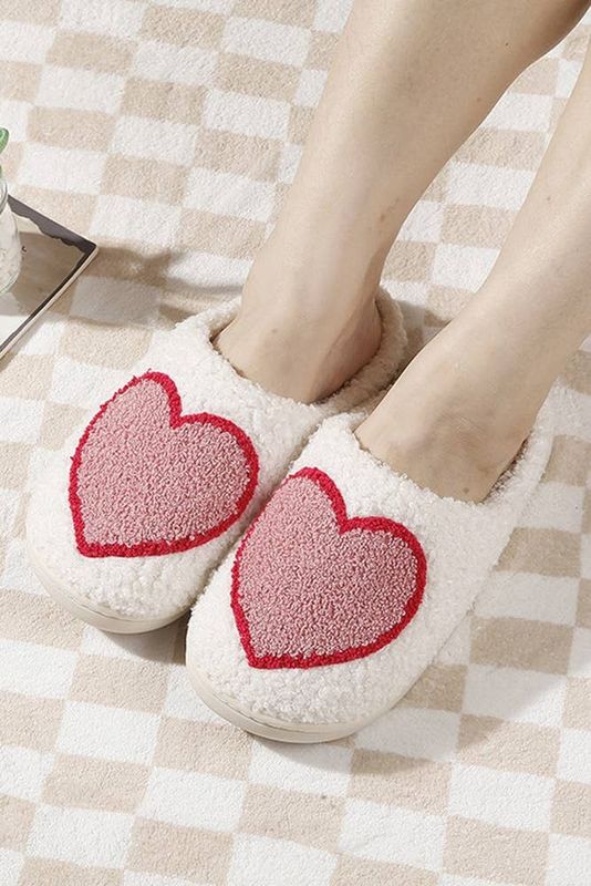 Valentine Heart Fleece Warm Slipper MMD041