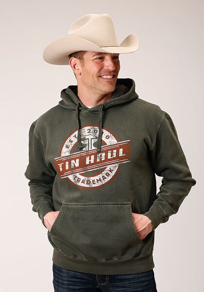 Tin Haul Trademark Green Hoodie