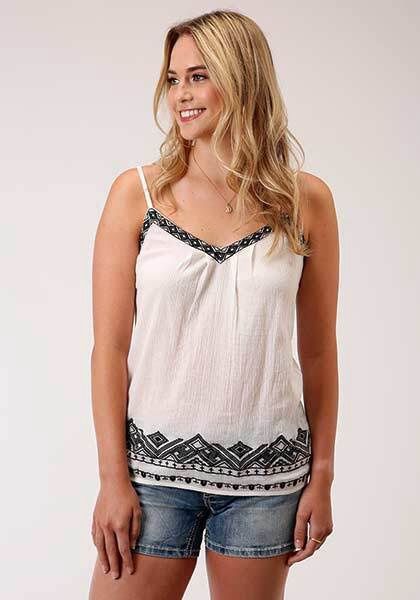 Women&#39;s 00662 Cotton Grepe Spagetti Strap Top