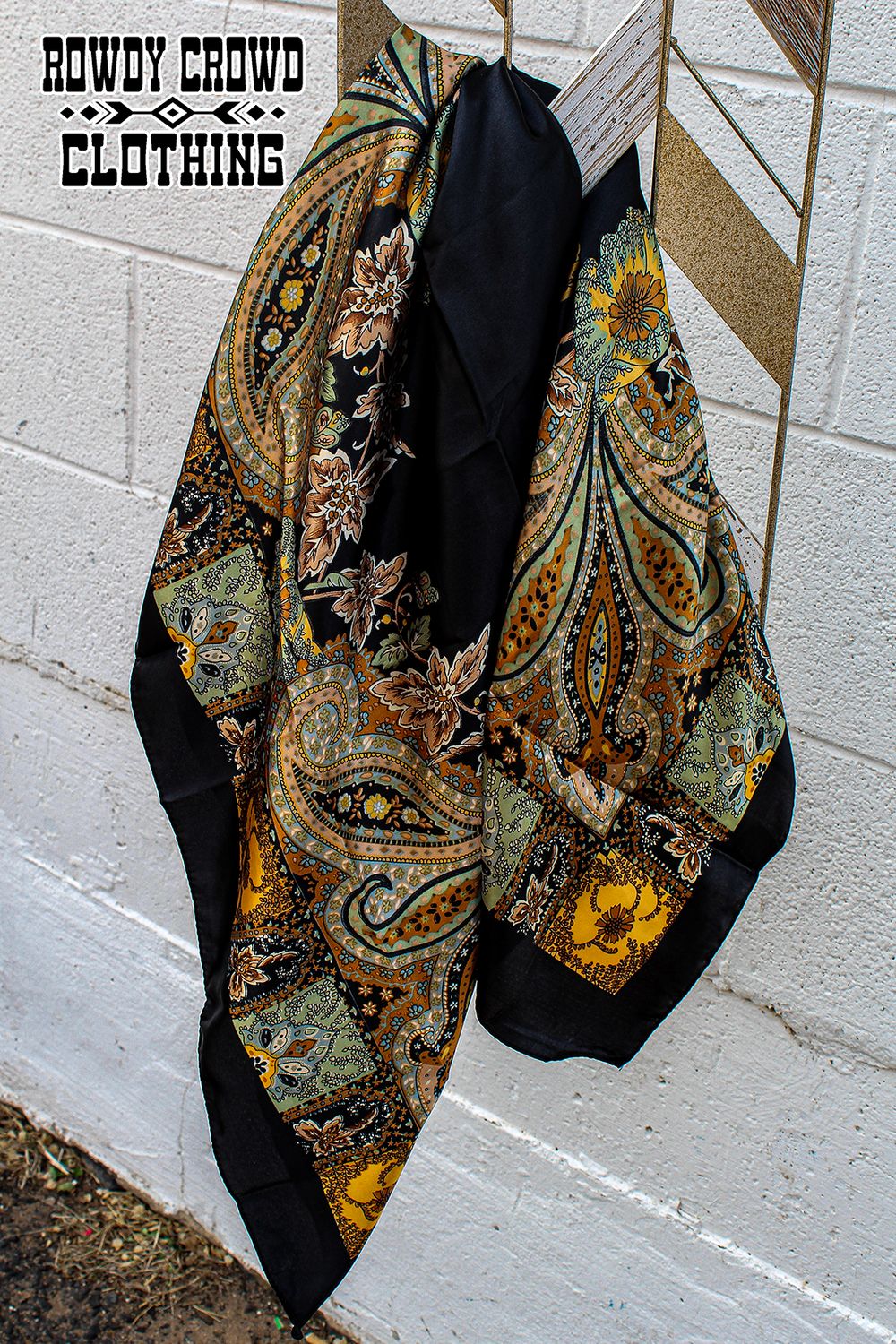 Wagon Wheel Wild Rags Black