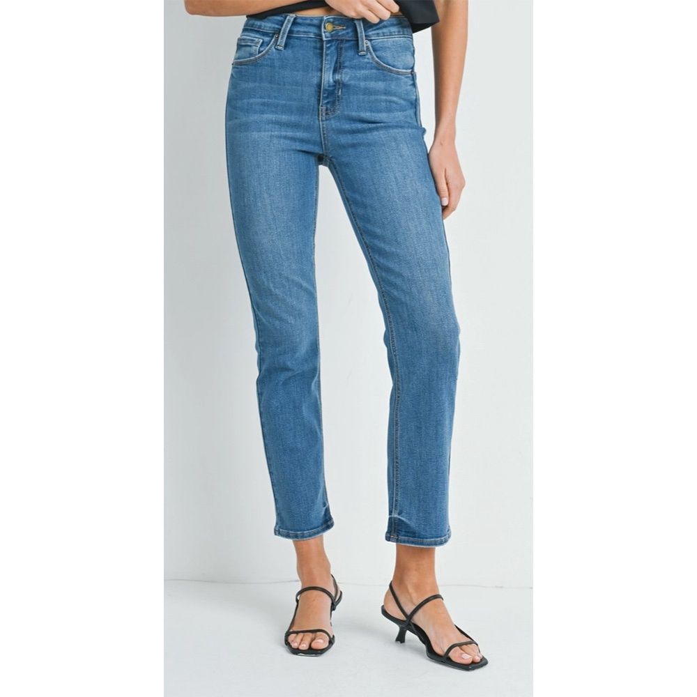 Women&#39;s Jeans Just USA Hem Detail Straight JP372