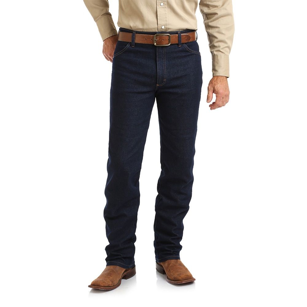 Wrangler Men&#39;s Cowboy Cut Original Fit Active Flex Prewashed Indigo 13MAFPW