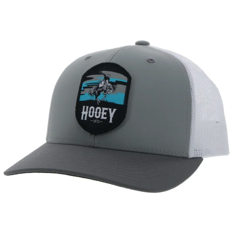 Hooey Cheyenne Grey/White Snapback Hat 2244T-GYWH