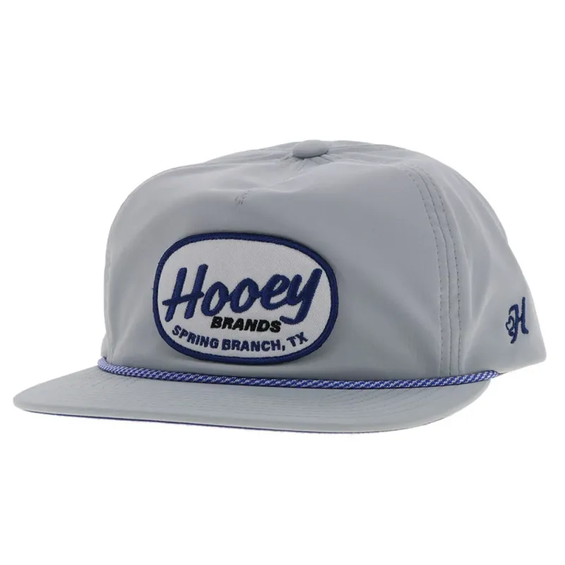 Hooey Local Hat Grey W/Navy &amp; White Oval Patch