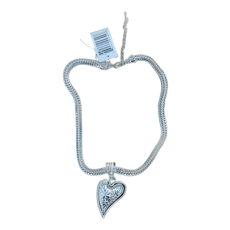 Necklace Hammered Heart C3163