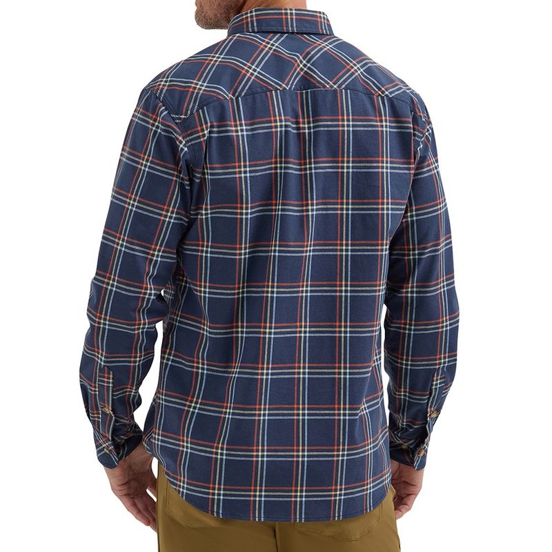 Wrangler Men's Riggs Workwear Blue Plaid Work Shirt 112350131