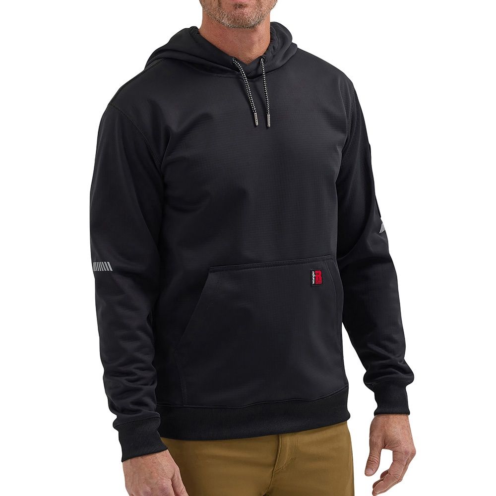 Wrangler Riggs Workwear Technical Hoodie Jet Black 112350916, Size: Small