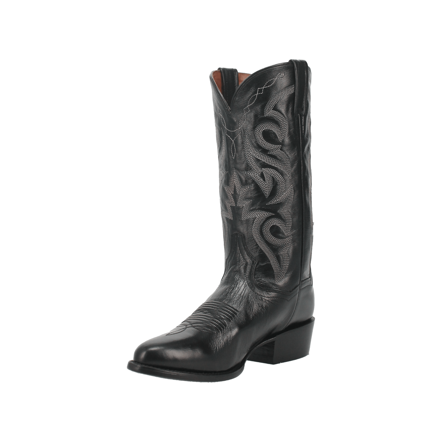 Dan Post Men&#39;s Milwaukee Black Leather Boot DP2110R, Size: 8.5D