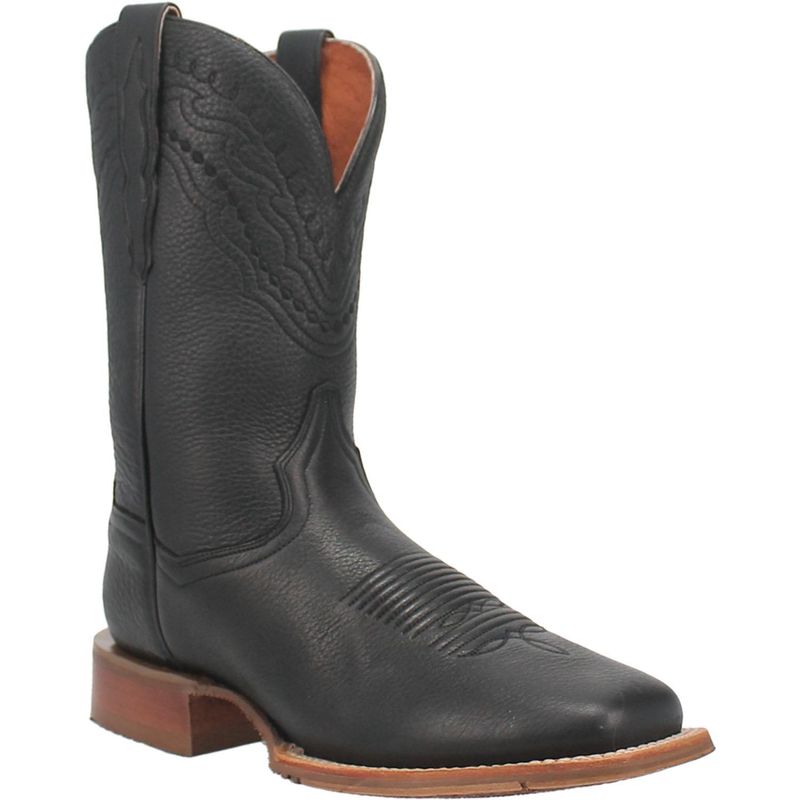 Dan Post Men&#39;s Leather Black Milo Boot DP4193, Size: 7D