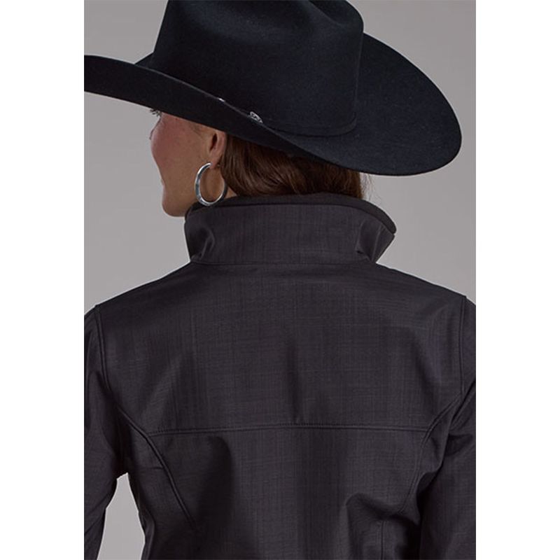 Roper Women's Charcoal Heather Technical Soft Shell Jacket