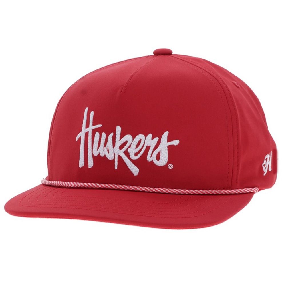 Hooey Nebraska Red 5 Panel Trucker Cap W/Huskers Embroidery 7408T-RD