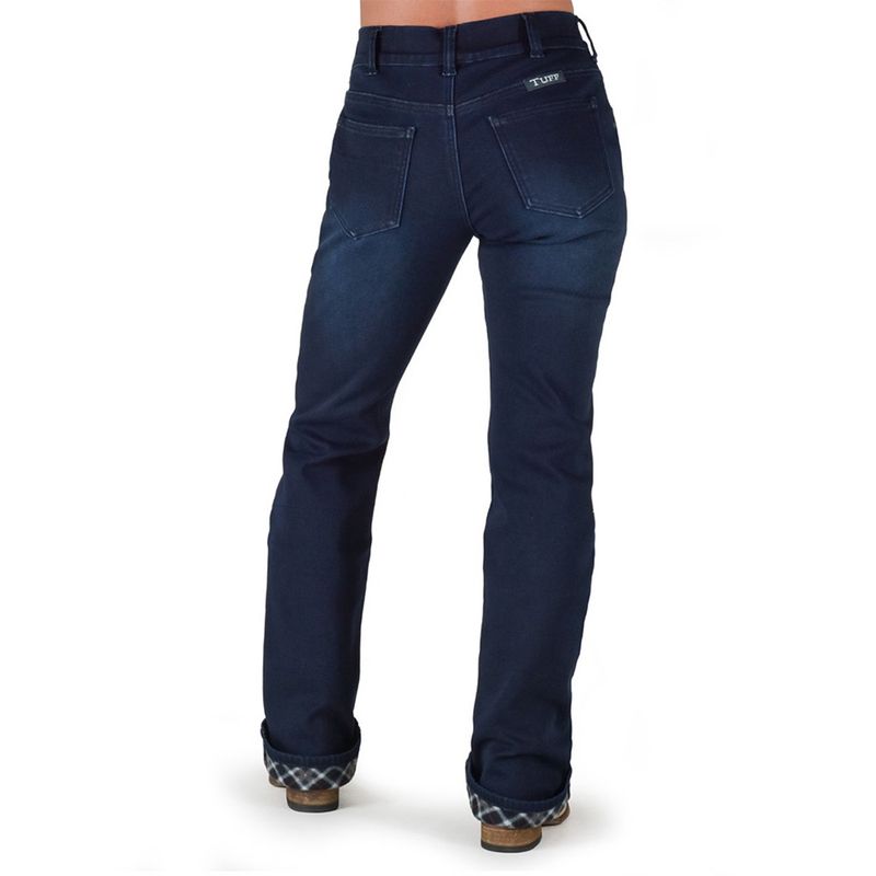 Cowgirl Tuff Women's Pull On Flannel Jeans