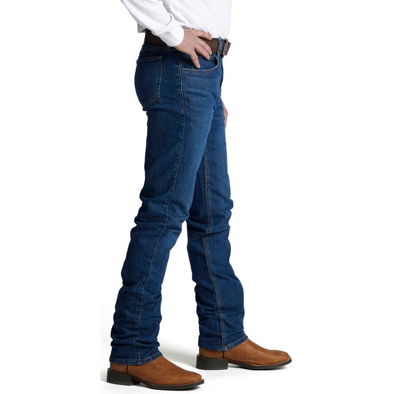 Justin Men's 1879 Denim Medium Wash Slim Straight Jeans J21551