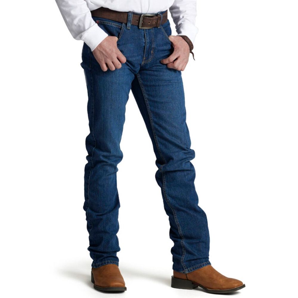 Justin Men&#39;s 1879 Denim Medium Wash Slim Straight Jeans J21551