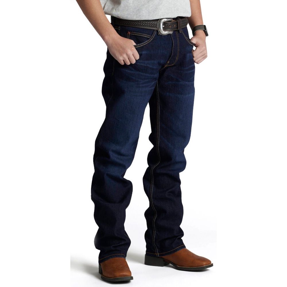 Justin Men&#39;s 1879 Denim Medium Wash Low Rise Jeans - J91552