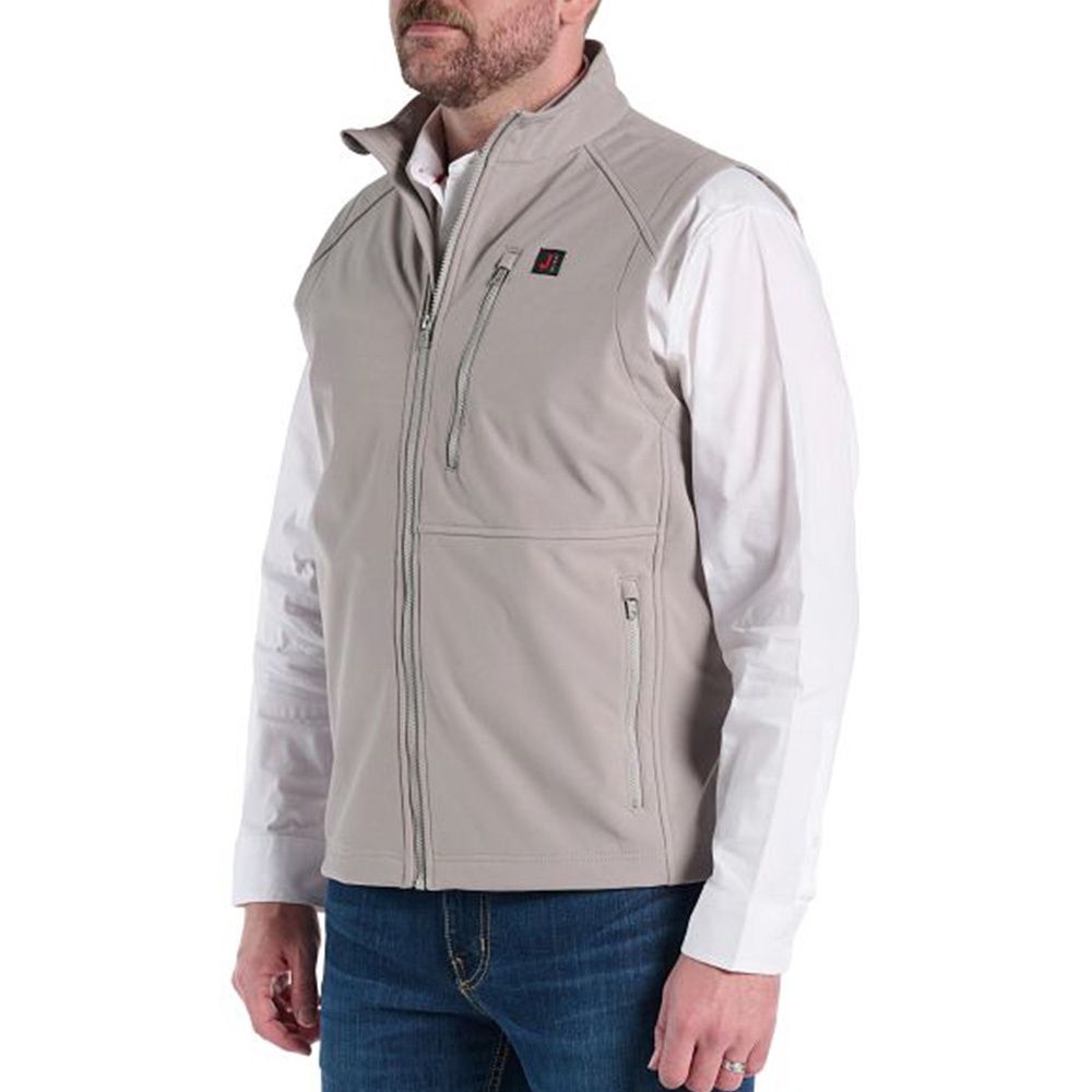 Justin Men&#39;s Austin Wind and Water Resistant Vest – J-1471, Size: Medium