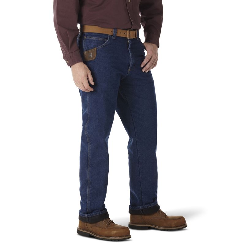 Wrangler Riggs Men’s Workwear Quilted Lined Five Pocket Jean – Style# 3W055TH