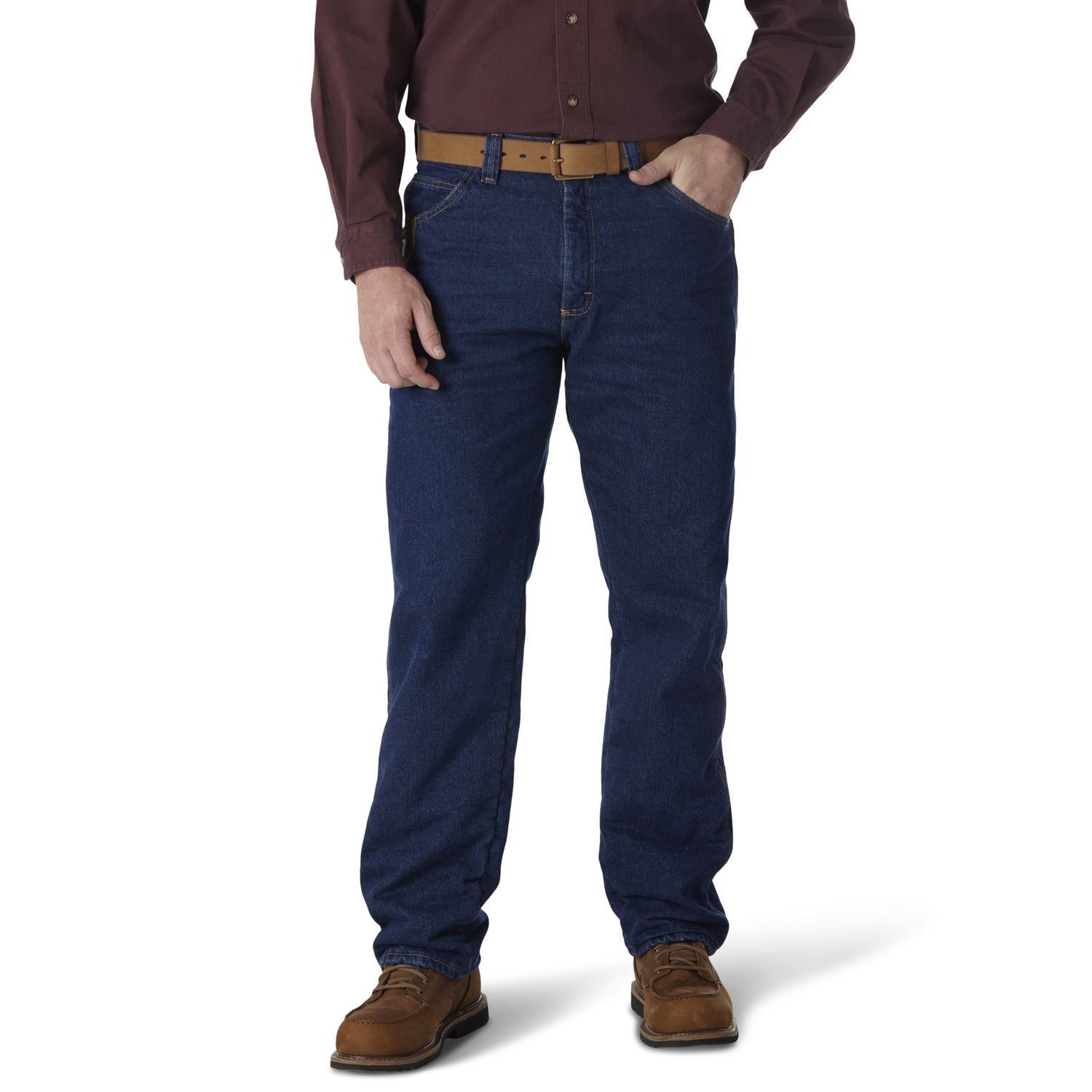 Wrangler Riggs Men’s Workwear Quilted Lined Five Pocket Jean – Style# 3W055TH