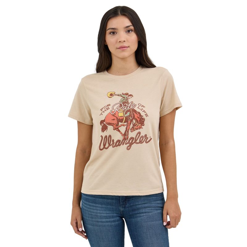 Wrangler Women&#39;s Western Graphic Regular Fit T-Shirt