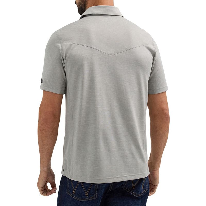 Wrangler Men's Grey Performance Polo Shirt