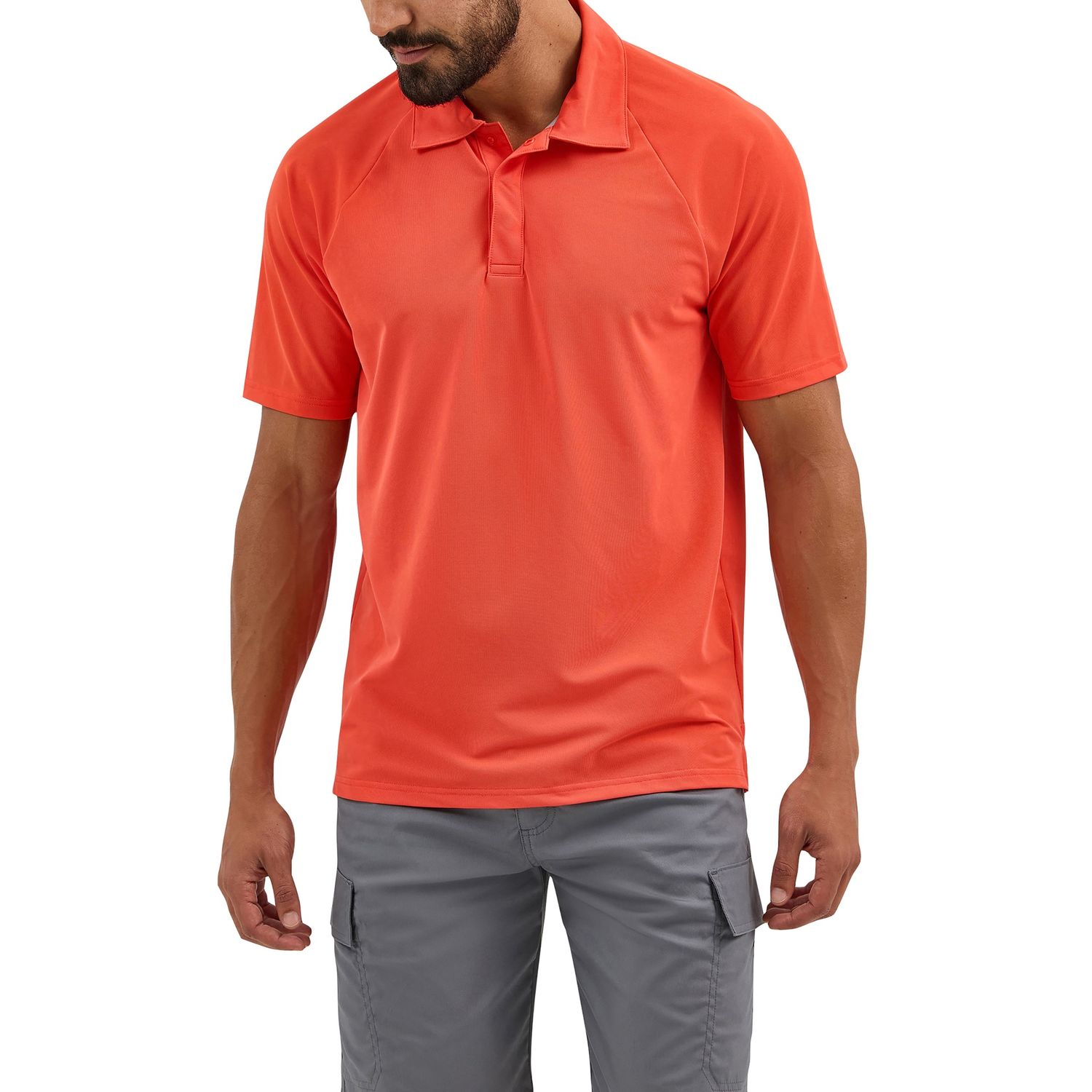Wrangler ATG Men&#39;s Chesapeake Firelight Polo