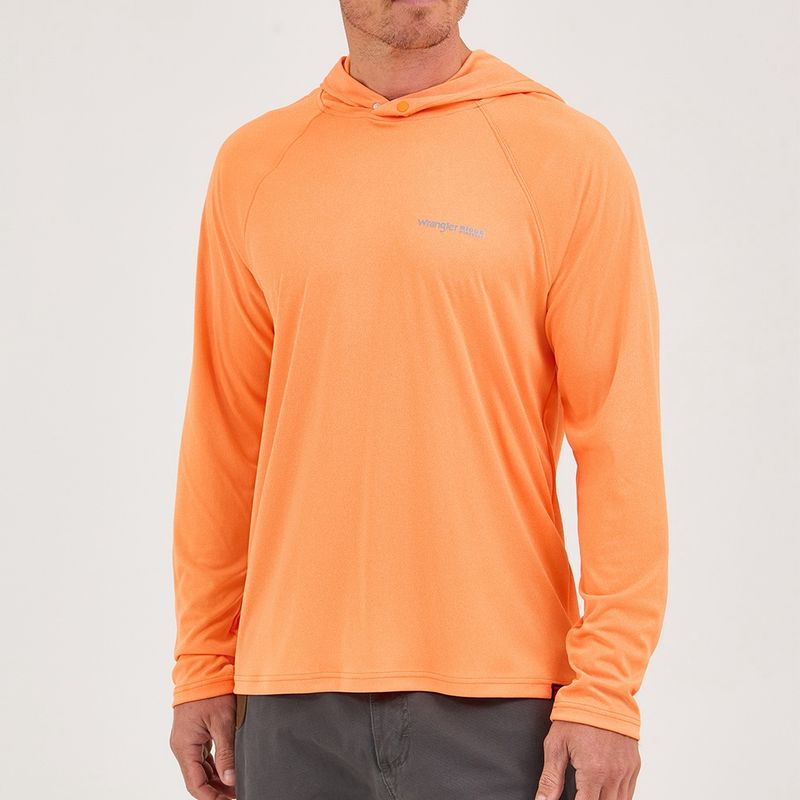 Wrangler Men&#39;s Riggs Workwear Technical Sun T-Shirt - Vibrant Orange