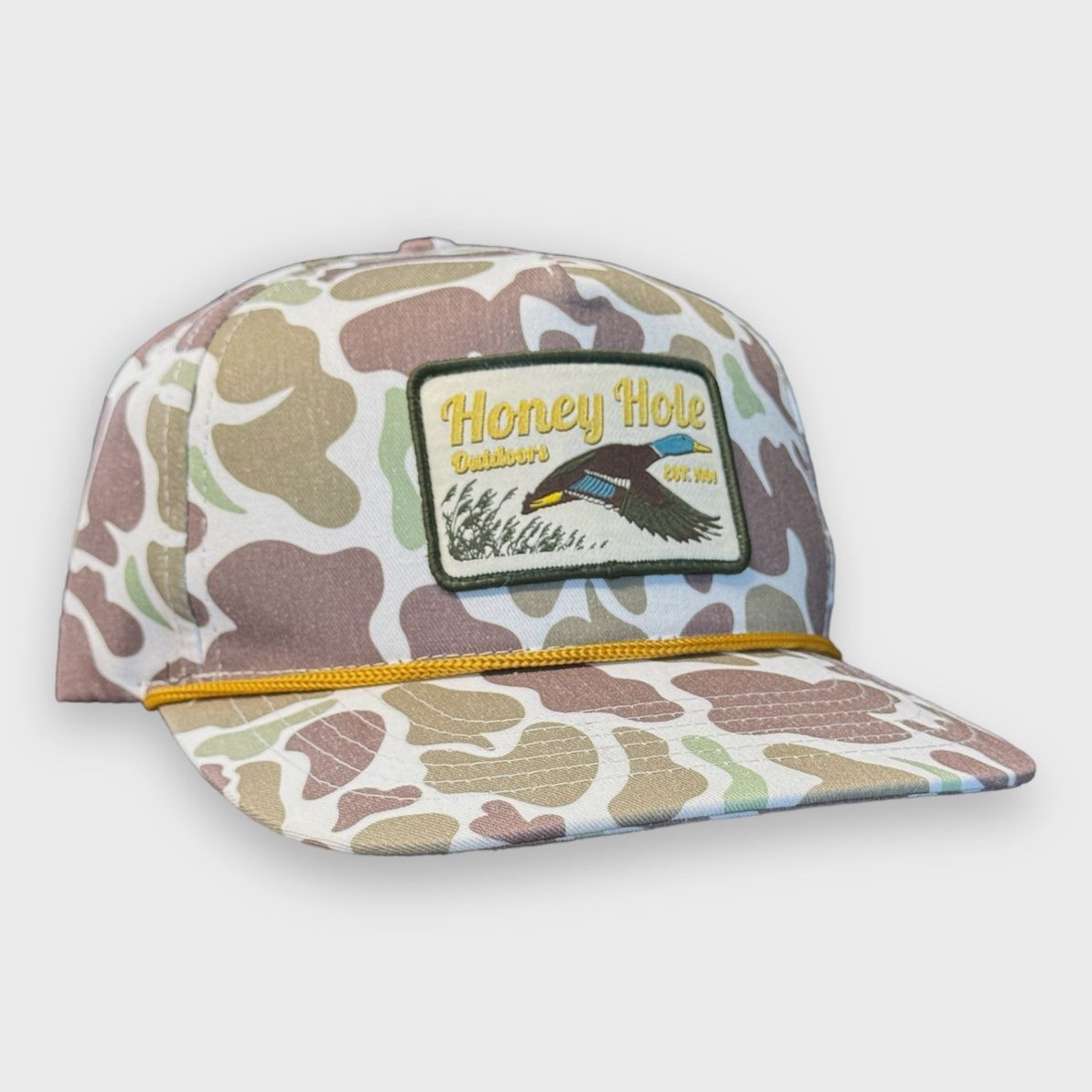 Honey Hole Outdoors Cotton Rope Hat – Duck Field