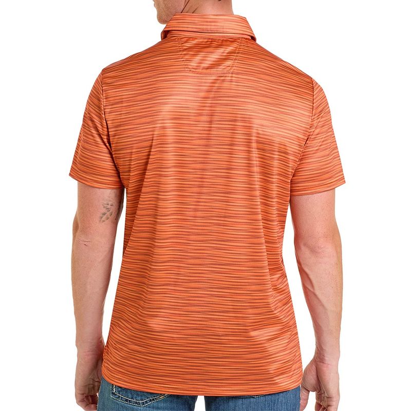 Rock &amp; Roll Denim Men's UPF 50 Polo Shirt – Orange