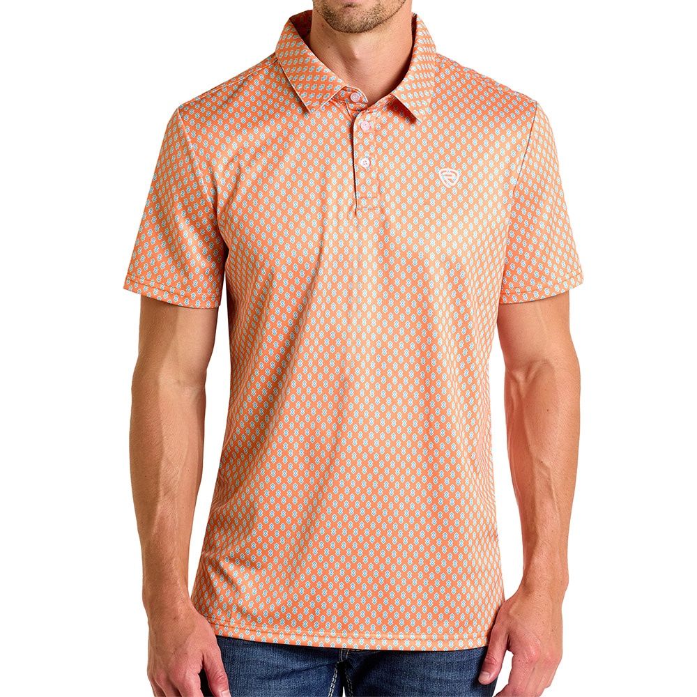 Rock &amp; Roll Denim Men&#39;s UPF 50 Polo Shirt – Style #BM51T06614