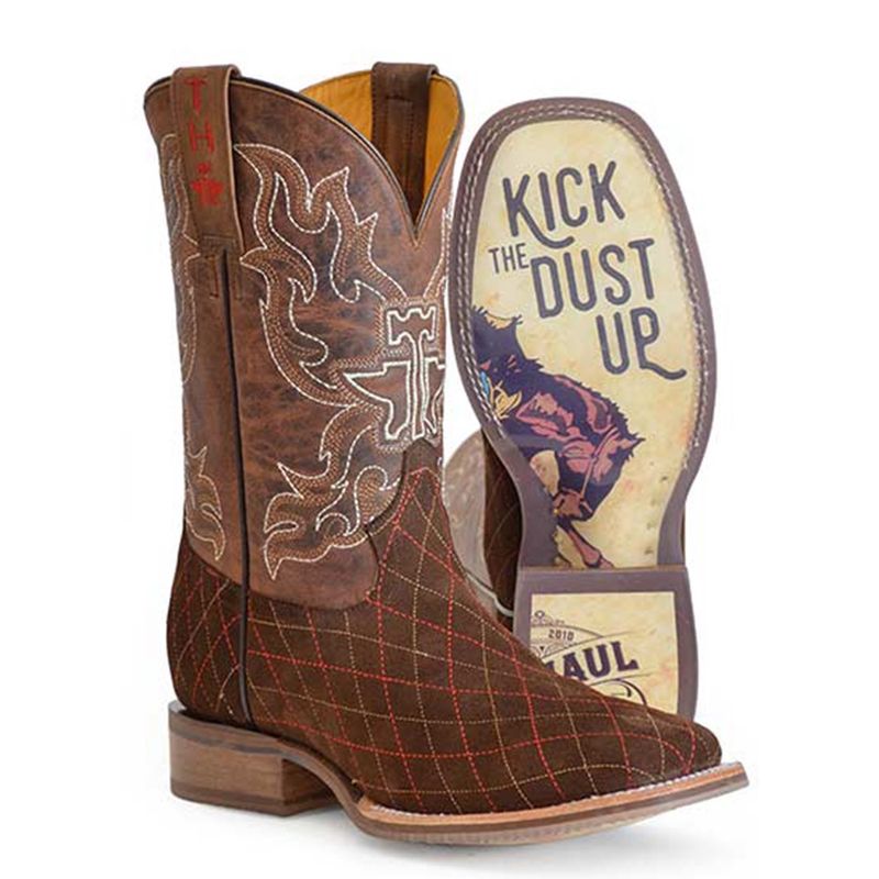 Tin Haul Men’s Asphalt Cracks Boots – Kick Up the Dust Sole 5021