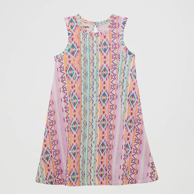 Wrangler Girl&#39;s Western Sleeveless Swing Dress 112364334
