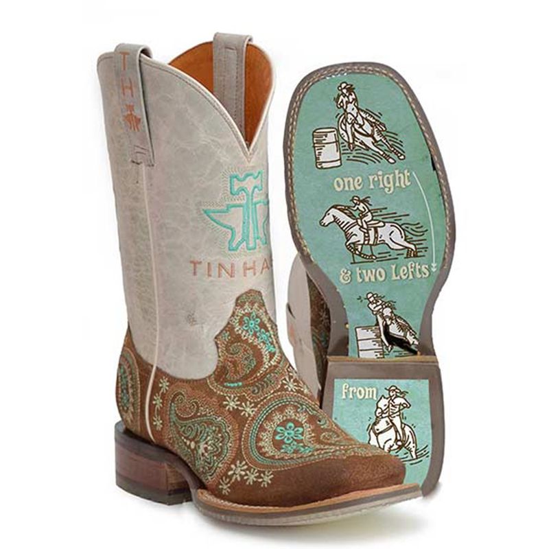 Tin Haul Women&#39;s Wildrags Near Home Sole Boots – 14-21-0007-1464
