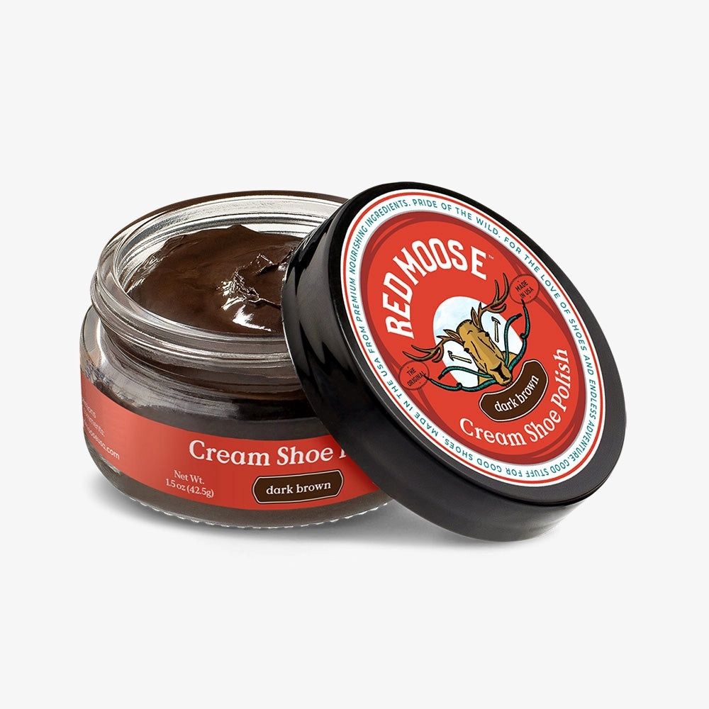 Red Moose Dark Brown Cream Shoe Polish
