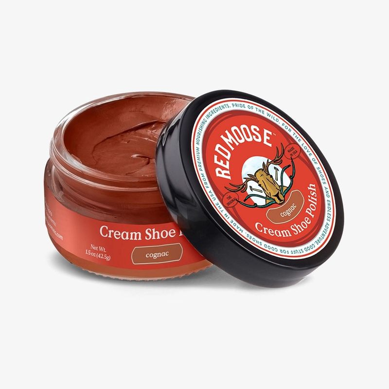 Red Moose Cognac Cream Shoe Polish