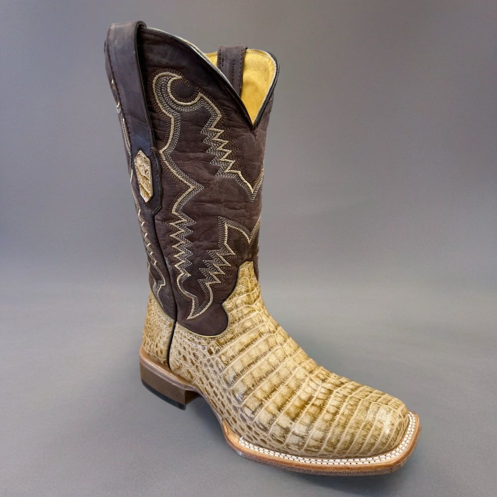 Cowtown Men&#39;s Oryx Caiman Belly Print Boots