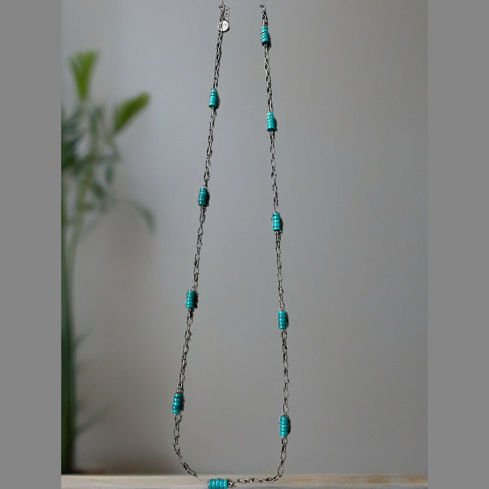 West &amp; Co Chain Link Necklace N1269TQ