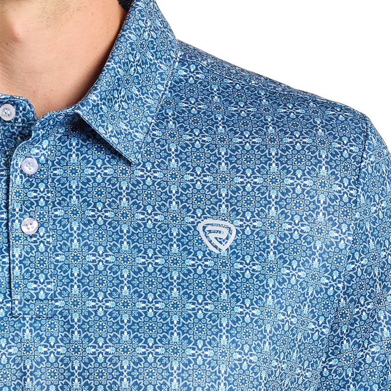 Rock &amp; Roll Denim Men's Blue Polo Shirt – BM51T7282