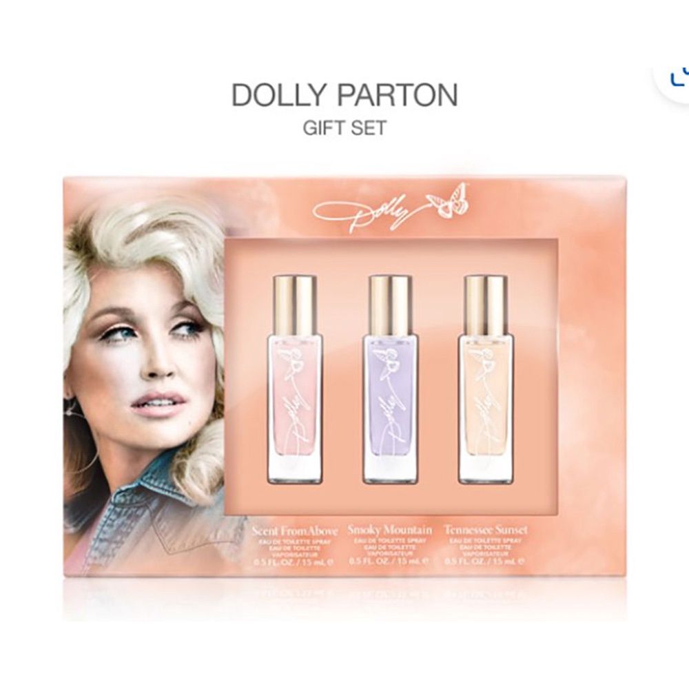 Dolly Parton Gift Perfume Set – 3-Piece Collection (0.5 FL. OZ. Each)