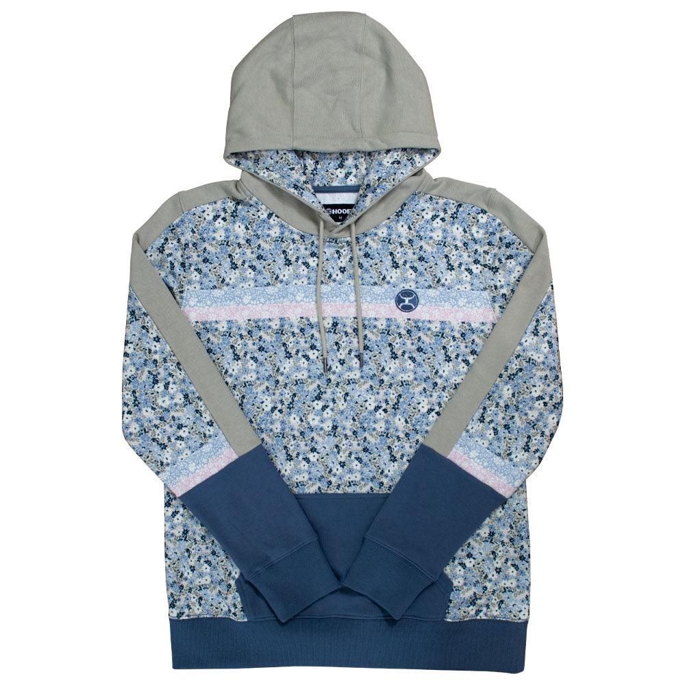 Hooey Women&#39;s Ditzy Green/Blue Floral Print Hoody – HH1199GRBL