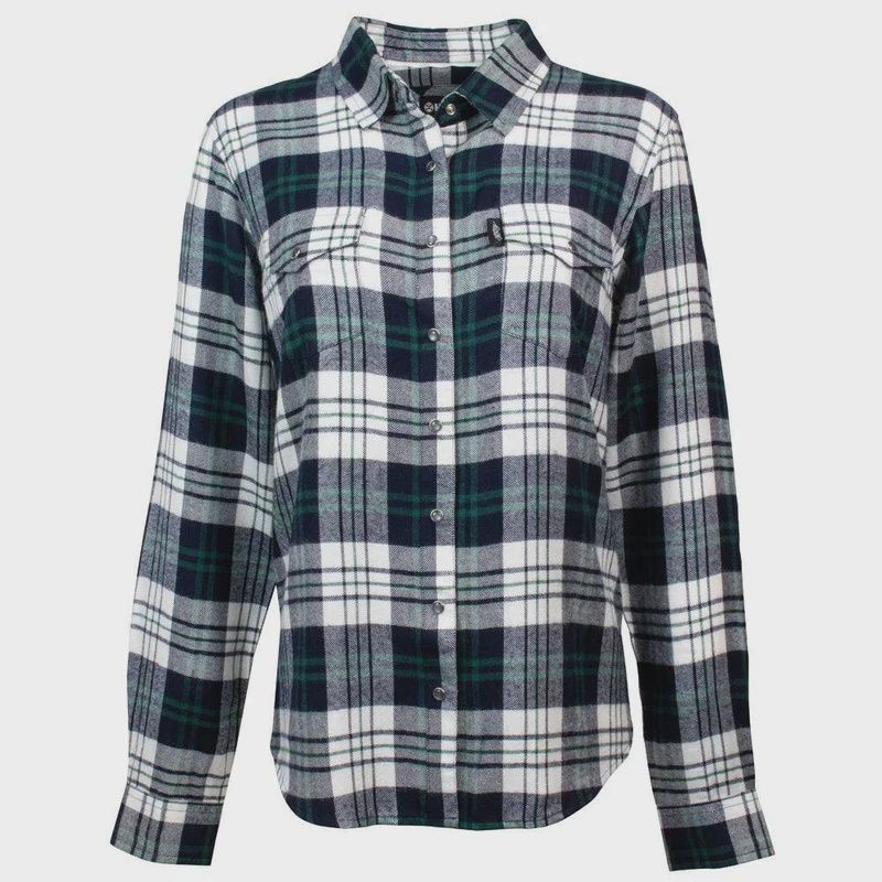 Hooey Ladies Flannel Black/White Shirt – HF1001BKWH