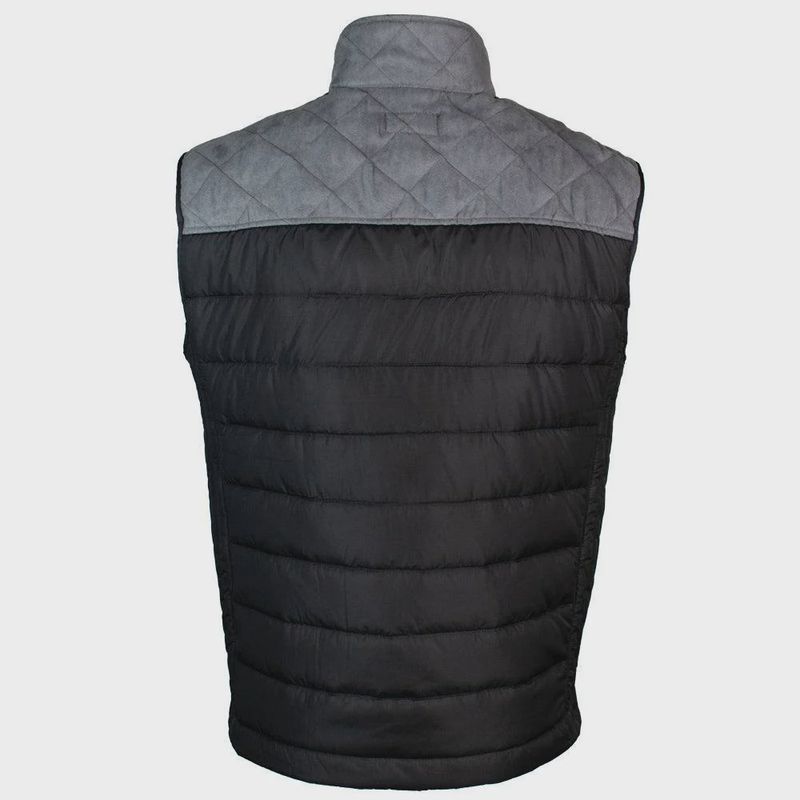 Hooey Men’s Packable Black/Charcoal Vest – Style# HV097BKCH